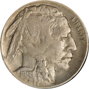1918-D Buffalo Nickel Nice XF Nice Eye Appeal Nice Strike - Picture 1 of 2