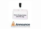 Announce Visitor Name Badge 60x90mm (Pack of 25) PV00921