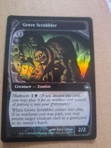 Magic The Gathering FUTURE SIGHT GRAVE SCRABBLER black card MTG - Picture 1 of 2