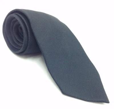 $95 Pierre Cardin Mens Solid Black Dress Neck Tie Skinny Classic Necktie 58x3.25 - Image 1 of 4