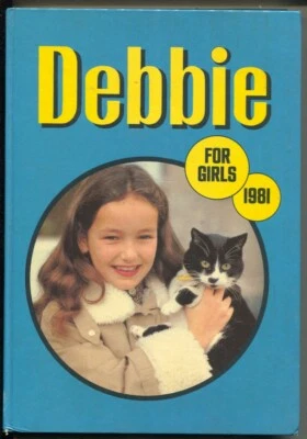Debbie For Girls Anual 1981-Cómic británico de tapa dura-romance-juegos-cómics-FN Foto 1 de 2