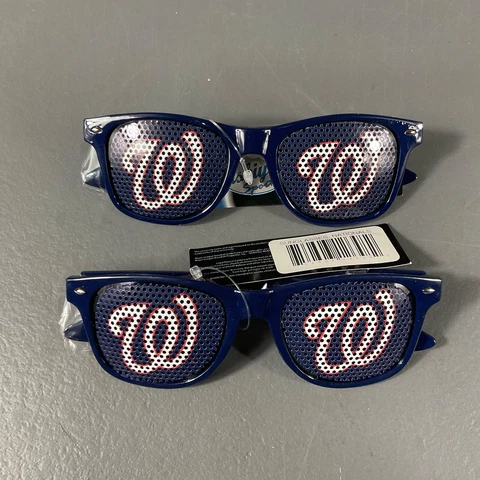 Washington Nationals Plastic Game Day Sunglasses Shades MLB Baseball - LOT OF 2 Cover