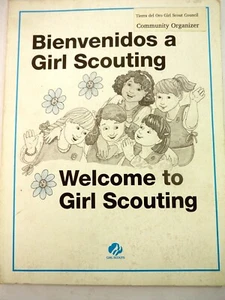 Bi-Lingual Welcome to Girl Scouting 80s Tierra Del Oro Girl Scout Council Calif - Picture 1 of 9