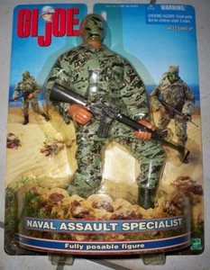 1999 Hasbro GI Joe Naval Tactical Assault Specialist 12 Zoll Actionfigur - VERSIEGELT! - Bild 1 von 6