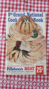 Vintage 50s ,9th Grand National U.S.A Cook Book,100 prize winning recipes 1957 - Picture 1 of 11