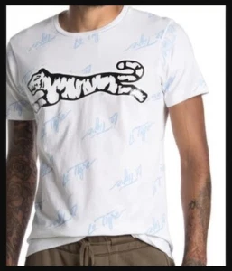 Le Tigre Downhill Graphic T-Shirt X-Large, WHITE - Picture 1 of 5