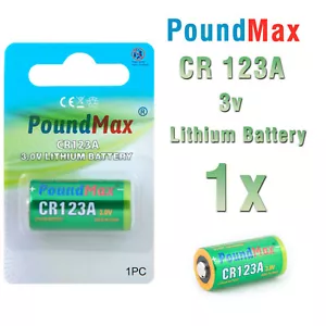 1 x PoundMax CR123A 3 V Lithium-Ion Photo Battery - Picture 1 of 3