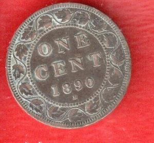 CANADA 1 CENTESIMO 1890 H - Foto 1 di 2