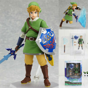 Nowa figurka akcji The Legend of Zelda: Skyward Sword Link zabawka Figma 153 z pudełkiem