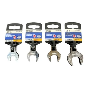 Lot of 4 New Kobalt 3/8-in Drive Crowfoot Wrenches – 5/8, 11/16, 3/4, 7/8 - Picture 1 of 3