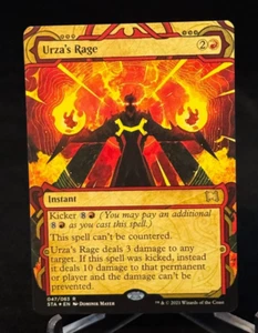 MTG STA Strixhaven Mystical Archives Etched Foil Urza's Rage - Rare - Picture 1 of 1