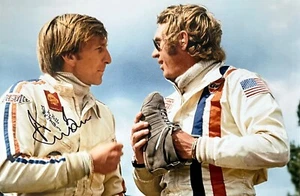 Derek Bell Le Mans Motorsport Legende signiert signiertes Foto + Coa - Bild 1 von 1