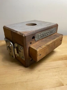ANTICO STAMPO FONDERIA IN LEGNO ERMCO INC SCATOLA NUCLEO - Foto 1 di 7