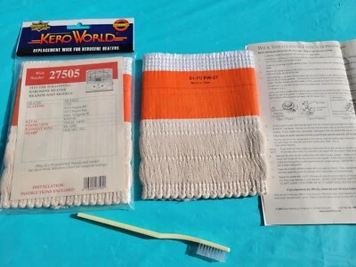 ALADDIN S381 TEMPRITE 9, AQUECEDOR DE QUEROSENE C381 *WICK, *ESCOVA/GUIA DE LIMPEZA WICK - Imagem 1 de 4