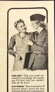 Nujol Pure Mineral Oil WWII Vintage Print Ad 1943 - Picture 1 of 7