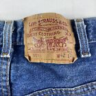 Vintage Levis 501xx Jeans Mens 42x36 Button Fly Blue Denim USA August 1980￼￼ 80s
