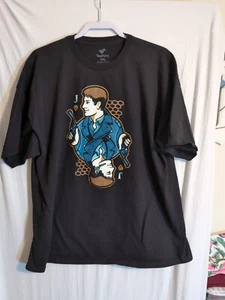 Men's XXL Tee Fury Art Style Black T-Shirt - Picture 1 of 4