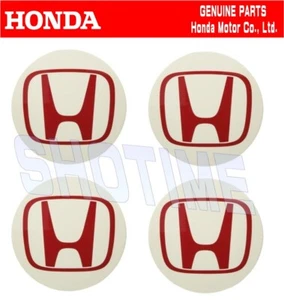 HONDA GENUINE CIVIC EP3 TYPE-R Championship White Wheel Center Cap Set OEM JDM - Picture 1 of 1