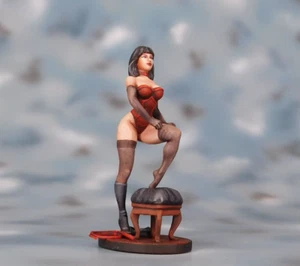 ⭐Mistress.  Action Girl Collectible Miniature 3D Figurine .  54mm 1/32 PAINTED⭐ - Picture 1 of 6