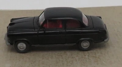 Micro WIKING Ho 1/87 Borgward Berlina Nero #82300 No. Box - Immagine 1 di 4