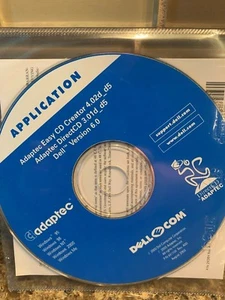 Dell application ADAPTEC Easy CD Creator 4.02d_D5 DirectCD 3.01d_D5 Version 6 - Photo 1/2