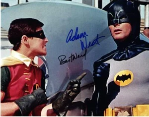 Foto firmada autografiada de Burt Ward Adam West 11x14 con certificado de autenticidad - Imagen 1 de 1