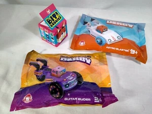 Wendy’s Square Cup Derby, Astro Blaster, Guitar Glider, Biti Buddy Lot - Picture 1 of 8