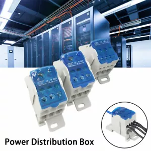 UKK-80/125/160A Terminal Block Din Rail Distribution Box Electric Wire Connector - Picture 1 of 6