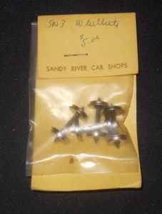 Sandy River Car Shops Sn3 Pkg of 4 Wheels - Picture 1 of 1