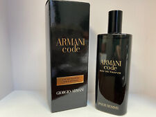Armani Code Giorgio Armani Men's Edp Travel Spray, .5 oz. 15 ml, New