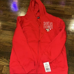 Disney Mickey & Friends rote Jacke mit Reißverschluss Größe M M Minnie Mouse neu mit Etikett Damen - Bild 1 von 12