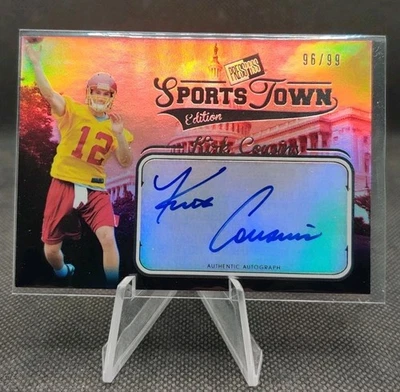 2012 Press Pass Sports Town Edition  /99 #STKC Kirk Cousins Auto Rookie Redskins - Image 1 of 2