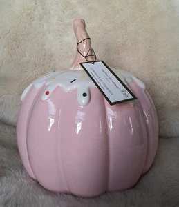 Cupcakes & Cashmere 10" Pink Frosted Sprinkle  Halloween Pumpkin  TikTok Viral  - Picture 1 of 8