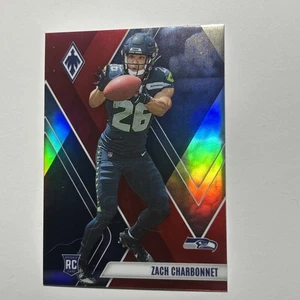 Panini Phoenix 2023 - Rookies Zach Charbonnet #127 rojo/250 (RC) - Imagen 1 de 2