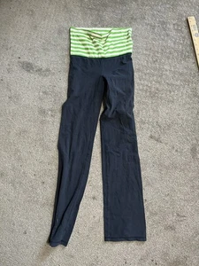 Abercrombie Kids Fold Over Leggings Mädchen Large Y2k bestickt Spruch Logo - Bild 1 von 6