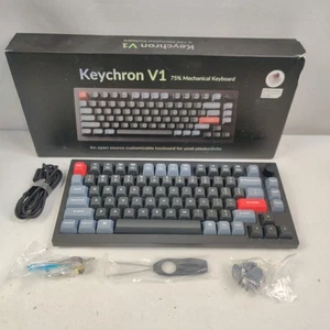 Teclado mecánico Keychron V1 con cable (interruptor profesional táctil marrón) - caja abierta - Imagen 1 de 7