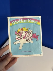 MY LITTLE PONY MIO MINI PONY CATALOGO IN ITALIANO CATALOGHINO MATTEL VINTAGE - Foto 1 di 5