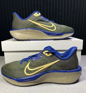 Nike Quest 6 Cargo Khaki Gold Royal - HQ3223-325 - Size 8 - Picture 1 of 10