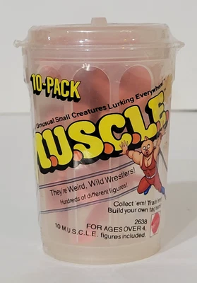M.U.S.C.L.E. Paquete de 10 botes de basura para hombre de colección 1985 nuevo sellado Mattel Bandai LEER DESCRIPCIÓN Foto 1 de 4