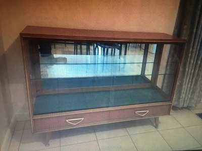 DISPLAY CABINET BUFFET VINTAGE RETRO JOHN GRIMES FURNITURE MID 1960'S - image 1 of 4