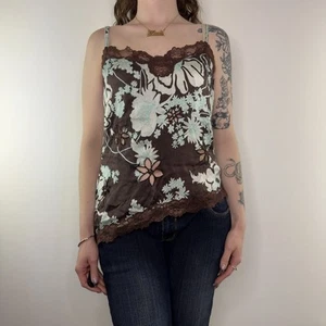Top cami Y2K vintage Jane Norman seta floreale - Foto 1 di 8
