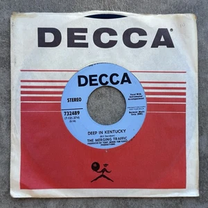PROMO 45 • The Merging Traffic • Deep In Kentucky/Bit By Bit • Decca Sleeve (EX) - Picture 1 of 4