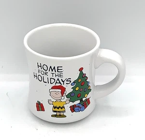 Vandor Peanuts Charlie Brown & Snoopy Home For The Holidays Weihnachten Becher Tasse - Bild 1 von 8