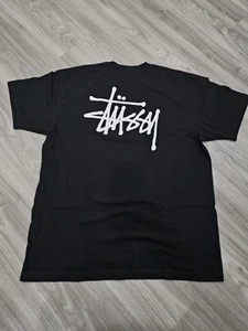 STUSSY Basic Tee Black Size XLarge XL NWOT - Picture 1 of 6