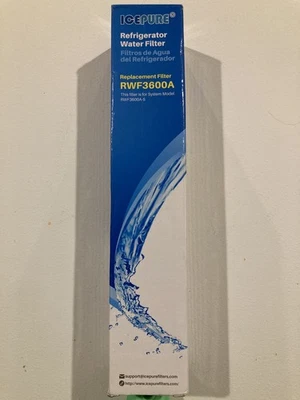  Repuesto de filtro de agua para refrigerador Icepure RWF3600A para GE RPWF NUEVO  Foto 1 de 4