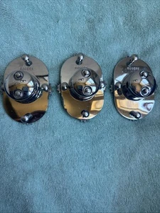 Lot of 3 Swivo era 70s Rogers USA Floor Tom Drum Leg Mount Bracket - Picture 1 of 17