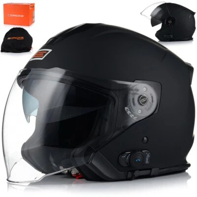 Origine Motorradhelm mit Bluetooth Jethelm Motorrad Modular Jet Helm S - XL - Bild 1 von 4