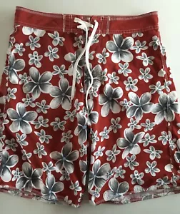 Blumenmuster Gordon & Smith Boardshorts Surf Badeanzug Hosen Strand Herren 32 W - Bild 1 von 3