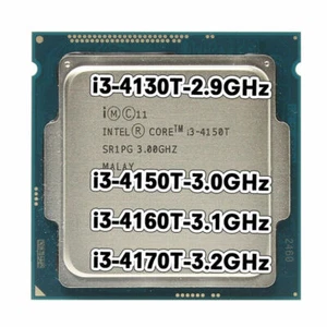 Intel Core i3-4130T i3-4150T i3-4160T i3-4170T CPU Dual Core LGA1150 Processor - Picture 1 of 5