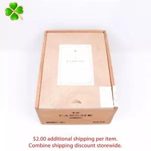 Le Careme Hermoso No. 1 caja de cigarros de madera vacía 7" x 5" x 3" - Imagen 1 de 12
